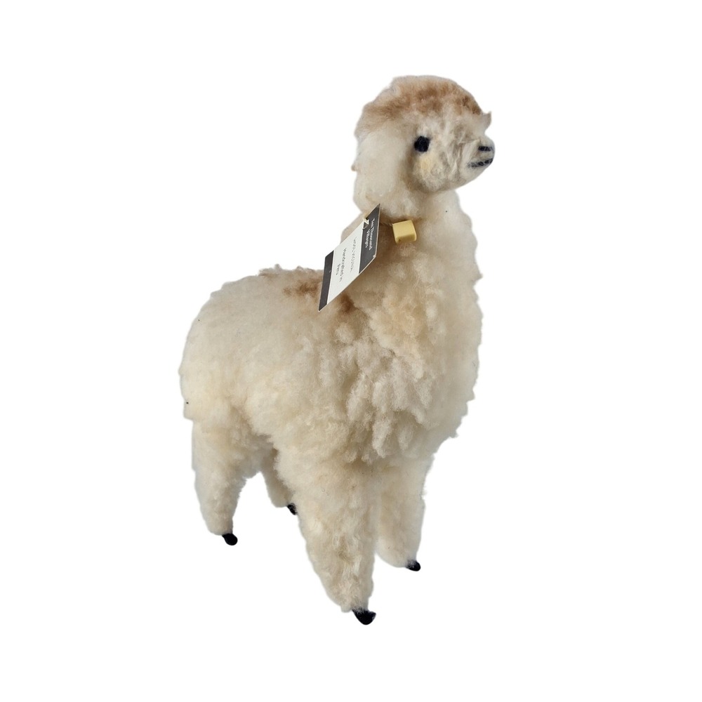 Ten‎ Thousand Villages Handcrafted Peru Vicuna Wool Alpaca Plush Folk Art 7"